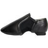 Asyusyu Scarpe jazz Neo-Flex Slip on Soft PU Leather Jazz Scarpe, moderne Split Sole Scarpe da ballo per bambini, Nero , 32 EU