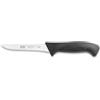 Sanelli Linea Skin, Coltello Macellaio Disosso professionale cm.14, Acciaio Inossidabile, Nero, Lunghezza lama 14 cm.