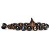 TAMASHII Mantra Bracciale Tibetano Onice e Legno Orientale BHS200-01