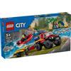 Lego Fuoristrada antincendio e gommone di salvataggio - Lego City 60412