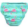 Pss! - Pannolino per Bambini per l'Acqua - Modello Pink Flamingo - Per Bambini da 3 a 8 kg - Taglia M - Unisex - Design Multicolore -Assorbente e Riutilizzabile -Impermeabile e Confortevole - 1 Pièce