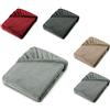 aqua-textil Feelwell Lenzuolo Elasticizzato Topper spessori per Letto Contenitore Pile Microfibra 160x200 cm Argento