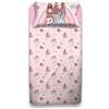 hermet Barbie, Lenzuola di Sopra Cameretta Singolo, Set Completo Letto, Rosa, Bimba, Lenzuolo Con Angoli, Federa 50x80, 100 Percento Cotone, Prodotto Ufficiale