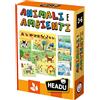 Headu Animali E Ambienti Una Tombola Per Scoprire Gli Animali It51388 Gioco Educativo Per Bambini 3-6 Anni Made In Italy