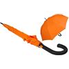 iX-brella First Class XL - Ombrello automatico in fibra di vetro, 110 cm, ribaltabile, arancione fluo, 110 cm, Ombrello automatico