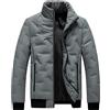 Kobilee Piumino 100 Grammi Uomo Casual Mezza Stagione Leggero Giubbotto Elegante Trapuntato senza Cappuccio Giacca Invernale Giubbino Imbottita Cotone Autunno Piumino Cappotto Antivento Caldo