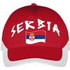 Supportershop Serbia, Cappello Uomo, Rosso, Taglia Unica