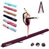 FBSPORT Trave Ginnastica Artistica 180 cm Trave da Pavimento Tappeto Artistica Trave di Equilibrio Pieghevole, Trave di Equilibrio per Ginnastica a Strati Floccanti, Equilibrio per Bambini