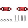 ACCOSSATO Coppia tappi coprifori specchietti Accossato rosso per Yamaha Yzf-R6 dal 1999 al 2007 (CC 600)
