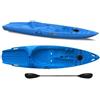 Big Mama Kayak Canoa monoposto Skippy 2.0 Expedition Big Mama Kayal - Kayak 305 cm con 1 posto adulto + 1 bambino + pagaia (pack 1) AZZURRO