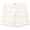 United Colors of Benetton Bermuda 4o5xd900x Pantaloncini, Bianco Rosa 84T, XS Donna