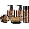 Renée Blanche TRATTAMENTI PRODOTTI BARBA BEARD RENEE B. SHAMPOO, BALSAMO, OLIO CERA KIT / SET (KIT BARBA + SPAZZOLA)