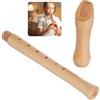 Flauto dolce in legno, flauto dolce soprano, strumento per bambini, adulti,  principianti, presa barocca, tasto C, flauto in legno in stile tedesco