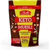 STELLA EVOLUZIONE ALIMENTARE Stella Keto Diet Muesli con Granella di Cacao Bio | Low Carb | 6 x 250g | 29% High Protein | Low Sugar | High Fiber | Dieta Chetogenica | Confezione in Carta Ricicalbile e Richiudibile |