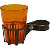 Angerer Porta Bevande per Dondolo Mocca, Bicchiere Arancione
