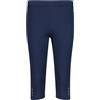 CMP - Pantaloni da Bici a ¾ Elasticizzati da Donna, Blue, 42