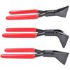 Bisenya Set di 3 pinze piegatrici 0° 45° 90° lunghezza circa 300 mm colore rosso
