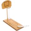 YeahiBaby Mini giocattolo da basket in legno, per bambini, gioco da basket