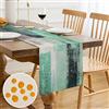 Inhobbok Runner Tavola Moderno Menta Verde Runner da Tavola Lavabile Poliestere Tovaglia Runner Decorazione Runner da Tavolo Impermeabile Esterni Runner per il Tavolo per Cucina Picnic Feste 33x183cm