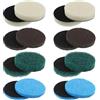 EPLZON 16pcs Spazzola Elettrica Set 4 Spuma Pads 4 Stuoie Cucina 4 Performance Pads 4 Microfibra Pads adatti per Bosch Casa/Giardino 6033 Spazzola di Pulizia Batteria
