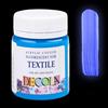 Decola | Blu Fluo | Colori per Tessuti Permanenti | Pittura Fluorescente Facile da Usare | Professionali da Nevskaya Palitra