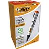 BIC Marking 2000 ECOlutions Indelebili Con Punta Media Tonda - Rossi, Confezione Da 12