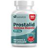 WESALYS PROSTALID - SERENOA REPENS 640MG | 180 CAPSULE (Fino a 3 Mesi di Fornitura) | Saw Palmetto, Integratore Prostata | con Licopene, Pygeum Africanum, Zucca e Ortica. Integratori Prostata Uomo