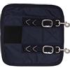 QHP Estensione del Torace con sgancio rapido per cavalli, estensione del petto per coperte per cavalli, accessorio, blu navy, taglia unica