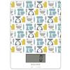 Salter 1102 GNBLDR Gadget Print bilancia da cucina digitale di precisione, pesa cucina, misurazione di liquidi e fluidi, funzione di aggiunta e pesatura, plastica, verde