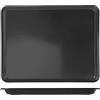 H&H Vassoio con Bordo Melamina 45X35X2Nero Arredo Tavola Tessili, Nero, 45x35x2 cm