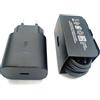 Generico Caricabatterie USB C 25W per Samsung Caricatore rapido per Samsung EP-TA800 (Nero)