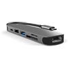 MMOBIEL Hub Adattatore USB-C 6-in-1 - HDMI 4K, USB-A 3.0, USB-A 2.0, Lettore Schede SD/TF - Docking Station Compatibile Con MacBook, iPad, Dell, Samsung - Alluminio