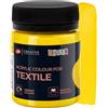 Decola Colori tessuti giallo classico 50ml alta pigmentazione | Colore tessile giallo coprente, 50 ml, opaco e lavabile a 40 gradi, per accenti vivaci su cotone, jeans e borse