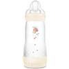 MAM Biberon Easy Start Anticolica, con Tettarella in Silicone SkinSoftTM, 4+ Mesi, 320 ml, Neutro