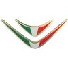 4R Quattroerre.it 32114 Adesivo 3D Stickers Baffo Italia HQ, 50 x 110 mm