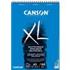 Canson XL Mix Media Tessuto Album spirale Microperforato A3 50 fogli 160 g grana leggera