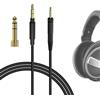 GEEKRIA Cavo audio compatibile con Sennheiser HD 620S/599SE/599/598/598SE/560S/400PRO/579/569/550/505, 3,5 mm a 2,5 mm, cavo stereo di ricambio (10ft/3m)