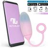 InToYou App Series Vibrating Egg with App Double Layer Silicone Blue-Pink