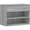 vidaXL Scarpiera Grigio Sonoma 60x30x45 cm in Legno Multistrato