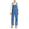 Dickies Uomo, Salopette Bib in denim slavato, BLU INDACO LAVATO A PIETRA, 36W / 34L