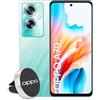 OPPO A79 5G Smartphone, AI Doppia fotocamera 50+2MP, Selfie 8MP, Display 6.72" 90HZ LCD FHD+, 5000mAh, RAM 4(Esp 1GB/2GB/4GB)+ROM 128GB (esp1TB), IPX4, Supporto Auto [Versione Italia], Glowing Green