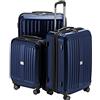 HAUPTSTADTKOFFER - X-Berg - Set di 3 valigie, (S, M & L), 258 L, Lucido Blu scuro