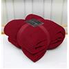GC GAVENO CAVAILIA LJ Popcorn Coperta in pile per divano e letto, a nido d'ape, lussuosa, super morbida e calda (rosso, matrimoniale, 150 x 200 cm)