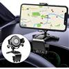 KATREU Porta Cellulare Auto, Regolabile Supporto Telefono Auto per Cruscotto, 360° Rotazione, Portacellulare Universale Compatibile con 4.0-7.0 Pollice Smartphone