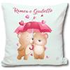 GioCandles Cuscino per San Valentino con frase idea regalo per fidanzata compagno marito moglie amante solo federa o con imbottitura 40x40 cm