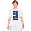 Nike M NKCT Tee SSNL Court T-Shirt, White, XS Uomo