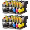 INK BELLIVE 10 Cartucce Compatibile per Brother LC-123 / LC123 DCP-J752DW / MFC-J870DW / MFC-J6920DW / DCP-J552DW / MFC-J470DW