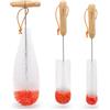 ATDDO 3 Pezzi Scovolino Bottiglie Compatibile con Sodastream Bottiglie, Lungo Pulisci Bottiglie di Vetro, Spazzola per Bottiglie Collo Stretto Biberon
