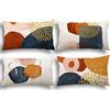 YCOLL Federe Cuscini 30x50 Set di 4 in Lino, Fodere Decorative Boho Eleganti, Copricuscini per Divano, Poltrona, Camera da Letto, Soggiorno, Giardino, Terrazza e Cuscini da Esterno A091