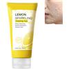KOAHDE Gel Sbiancante Esfoliante Naturale, Peeling Viso Nutriente Profondo, Delicato Per Tutti, Limone, Rimozione Pelle Morta, Scrub, 100ML